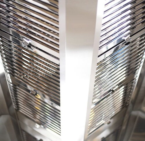 change the filter in a commercial range hood